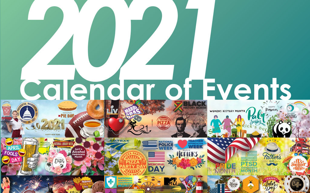 2021 Calendar of Events