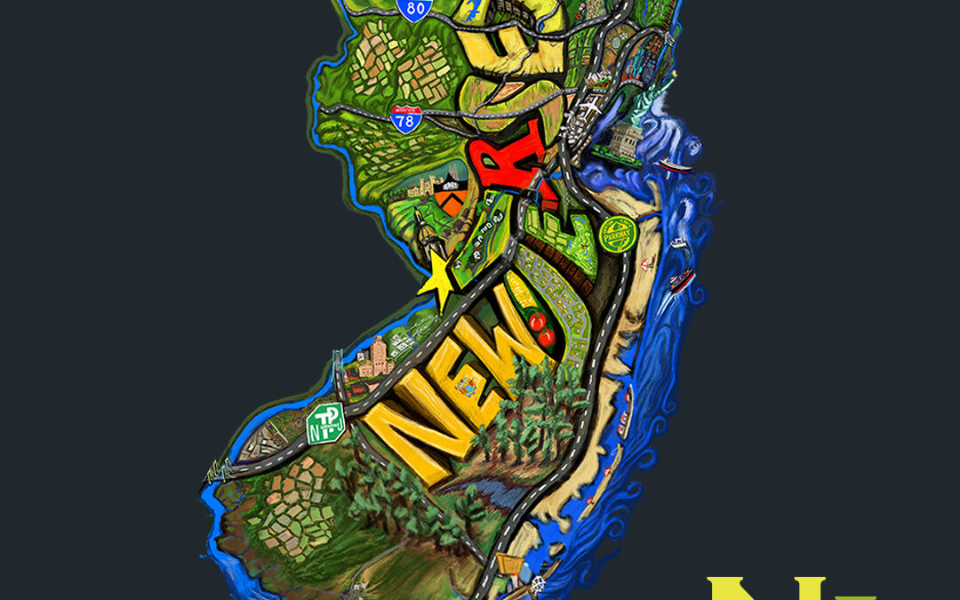 New Jersey Drawing Shirt
