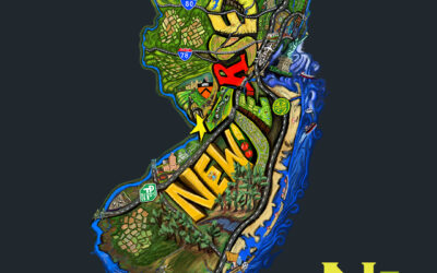 New Jersey Drawing Shirt